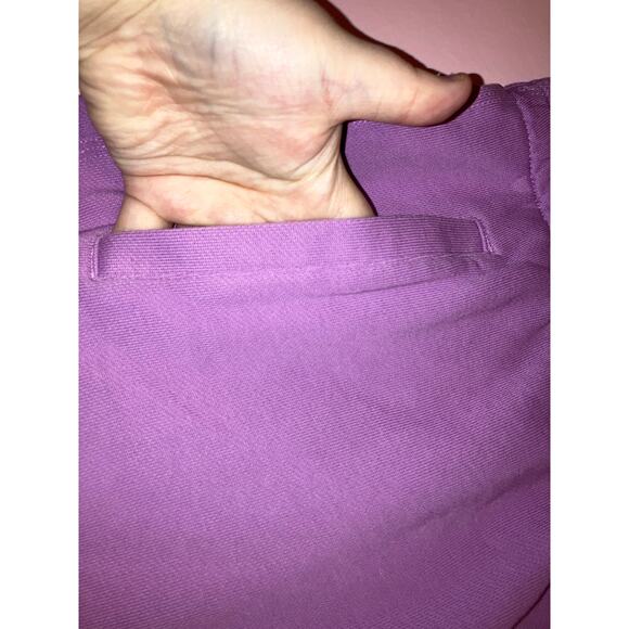 Adidas pinkish purple sweat style shorts size large - Picture 2 of 5